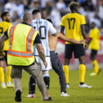 Messi 2 goals, accosted twice, Argentina tops Jamaica 3-0