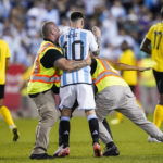 Messi 2 goals, accosted twice, Argentina tops Jamaica 3-0