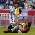 Messi 2 goals, accosted twice, Argentina tops Jamaica 3-0