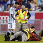Messi 2 goals, accosted twice, Argentina tops Jamaica 3-0