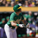 A's Stephen Vogt hits homer in final game before retirement