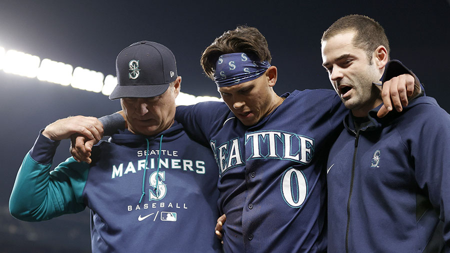 Mariners Sam Haggerty...