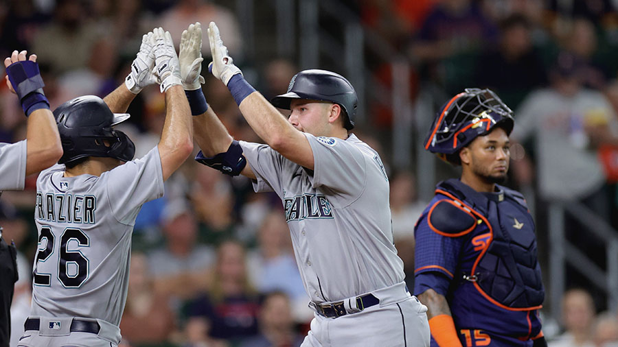 Mariners Cal Raleigh Adam Frazier...