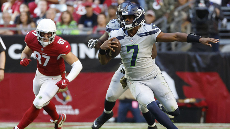 Seahawks Geno Smith...