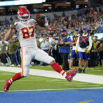 Kelce scores 3 touchdowns, Chiefs rally past Chargers 30-27