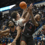Sanogo leads unbeaten UConn past Delaware State 95-60