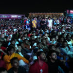 Qatar riot police push back crowds at World Cup fan zone