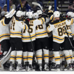 Bergeron gets 1,000th point, streaking Bruins beat Lightning