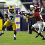 Daniels, No. 15 LSU outlast No. 6 Alabama, 32-31 in OT