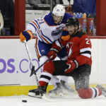 Devils top Oilers, tie franchise mark with 13th straight win