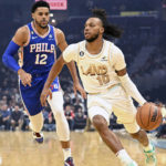 Caris LeVert scores 22 points, Cavaliers rout 76ers 113-85