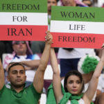 Barred from stadiums at home, Iran women travel to World Cup