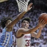 Jackson-Davis leads No. 10 Indiana past No. 18 UNC, 77-65