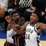 Allen, Bucks hang on after Giannis fouls out to edge Knicks