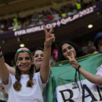 Iran regime supporters confront protesters at World Cup game