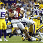 Daniels, No. 15 LSU outlast No. 6 Alabama, 32-31 in OT