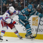 Gauthier, Shesterkin lead Rangers to 2-1 win over Sharks