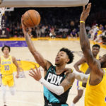LeBron gets 31 in Lakers' 128-109 rout of Dame-less Blazers