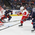 Hronek scores twice to lead Red Wings over Blue Jackets 6-1