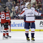 Hughes has first NHL hat trick, Devils beat Capitals 5-1