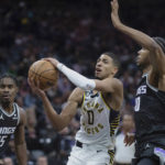 Monk and Barnes score 22 each, Kings beat Pacers