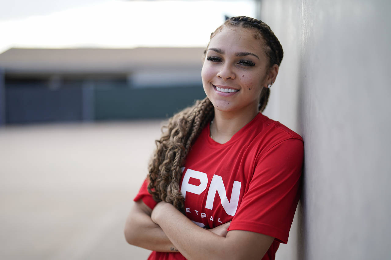 La Jolla Country Day high school basketball player Jada Williams poses for a portrait Monday, Sept....