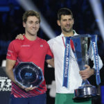 Djokovic matches Federer's record with 6th ATP Finals title