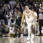 Ryan helps Notre Dame rout No. 20 Michigan State 70-52