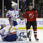 Devils top Oilers, tie franchise mark with 13th straight win