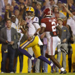 Daniels, No. 15 LSU outlast No. 6 Alabama, 32-31 in OT