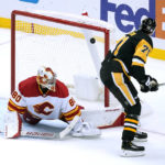 Malkin's winning goal in shootout leads Pens past Flames