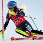 American Mikaela Shiffrin takes 1st-run lead at WCup slalom