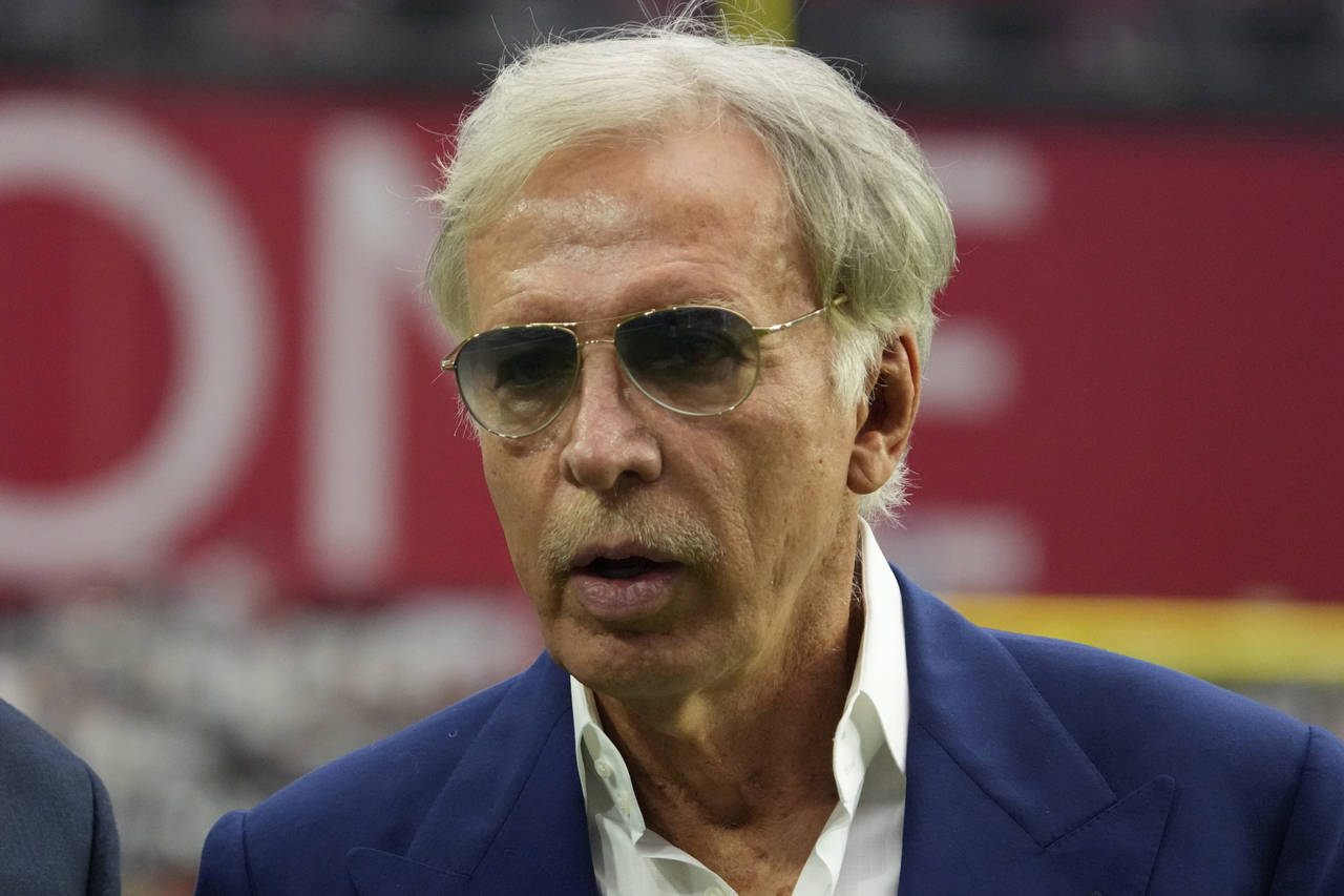 FILE - Los Angeles Rams owner Stan Kroenke is shown before an NFL football game between the Arizona...