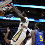 Ingram scores 34, Pelicans rout depleted Warriors 128-83
