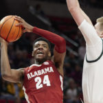 Miller leads No. 18 Alabama past No. 12 Michigan State 81-70