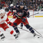 Hronek scores twice to lead Red Wings over Blue Jackets 6-1