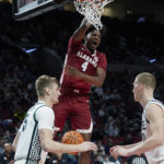 Miller leads No. 18 Alabama past No. 12 Michigan State 81-70