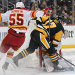 Malkin's winning goal in shootout leads Pens past Flames