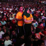 Qatar riot police push back crowds at World Cup fan zone