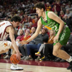No. 23 Iowa State pulls away from North Dakota 63-44
