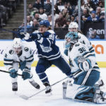 Marner ties team-record point streak, Leafs beat Sharks 3-1