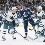 Marner ties team-record point streak, Leafs beat Sharks 3-1