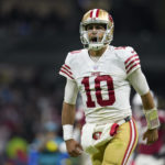 Garoppolo throws for 4 TDs, 49ers top Cards in Mexico City