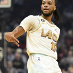 Caris LeVert scores 22 points, Cavaliers rout 76ers 113-85