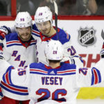 Vesey, Goodrow lead Rangers to 3-1 win over Senators