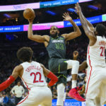 Timberwolves hang on, top undermanned 76ers 112-109