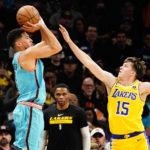 Suns hold on to win 115-105, Lakers' Beverley ejected