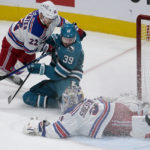 Gauthier, Shesterkin lead Rangers to 2-1 win over Sharks