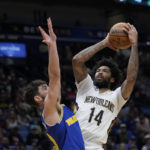 Ingram scores 34, Pelicans rout depleted Warriors 128-83