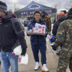 Michigan RB Blake Corum gives thanks during Ohio State week